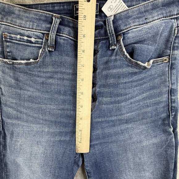 Abercrombie & Fitch Jeans Womens 26 2S Skinny Simone High Rise Ankle Button Fly - Picture 8 of 16